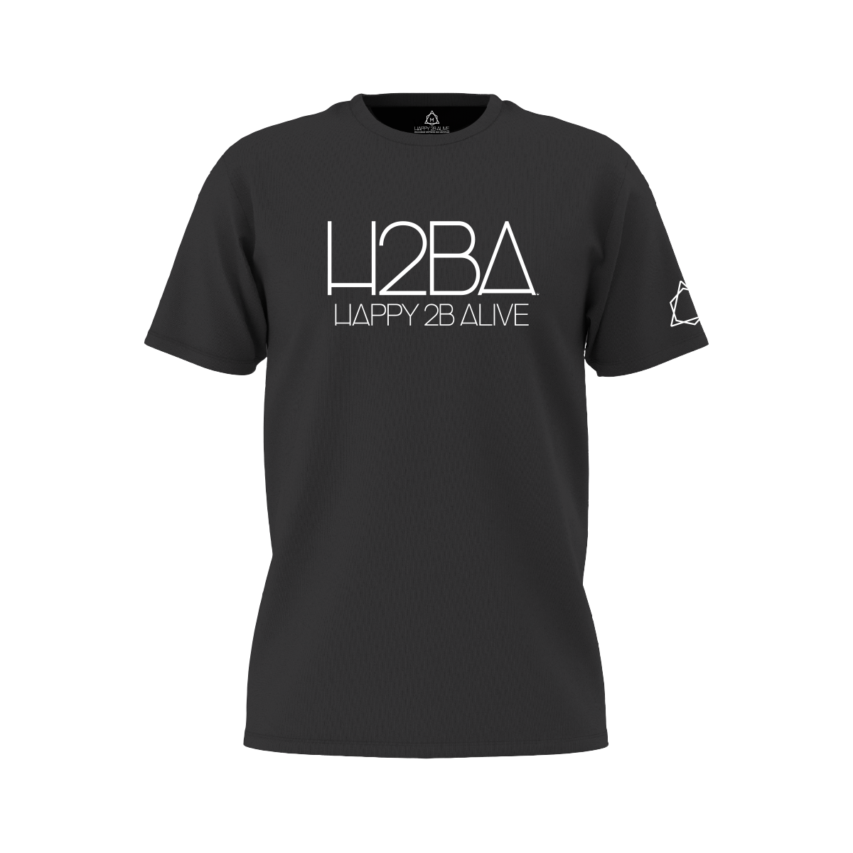 H2BA Black Brand White Short Sleeve Shirt