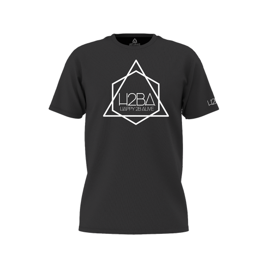 H2BA Black Icon White Short Sleeve Shirt