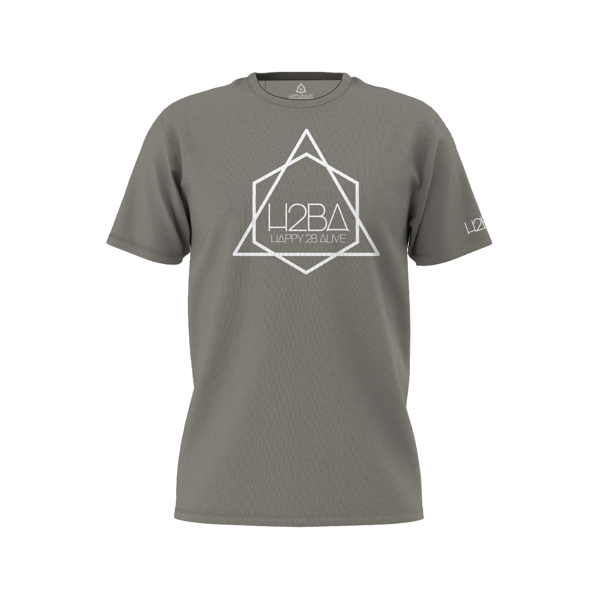 H2BA Granite Icon White Short Sleeve Shirt