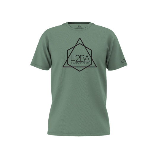 H2BA Sage Icon Black Short Sleeve Shirt