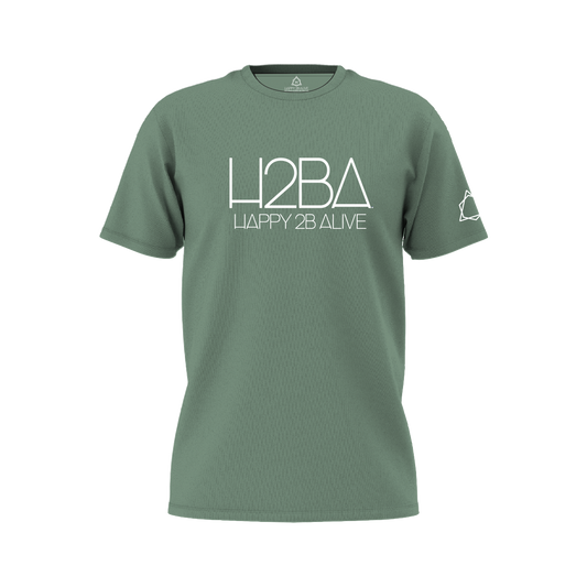 H2BA Sage Brand White Short Sleeve Shirt