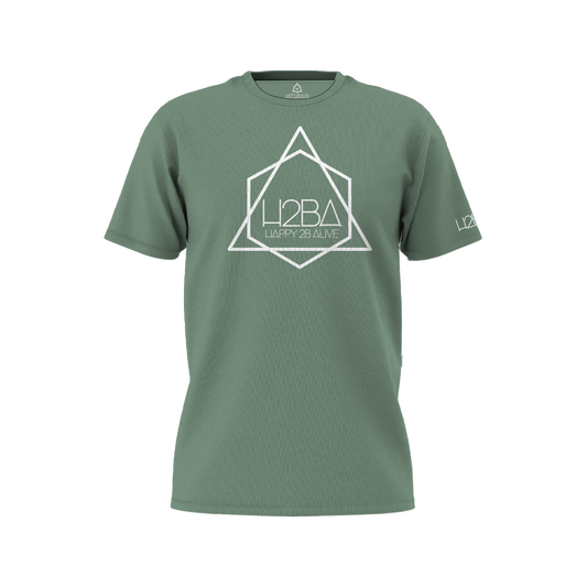 H2BA Sage Icon White Short Sleeve Shirt